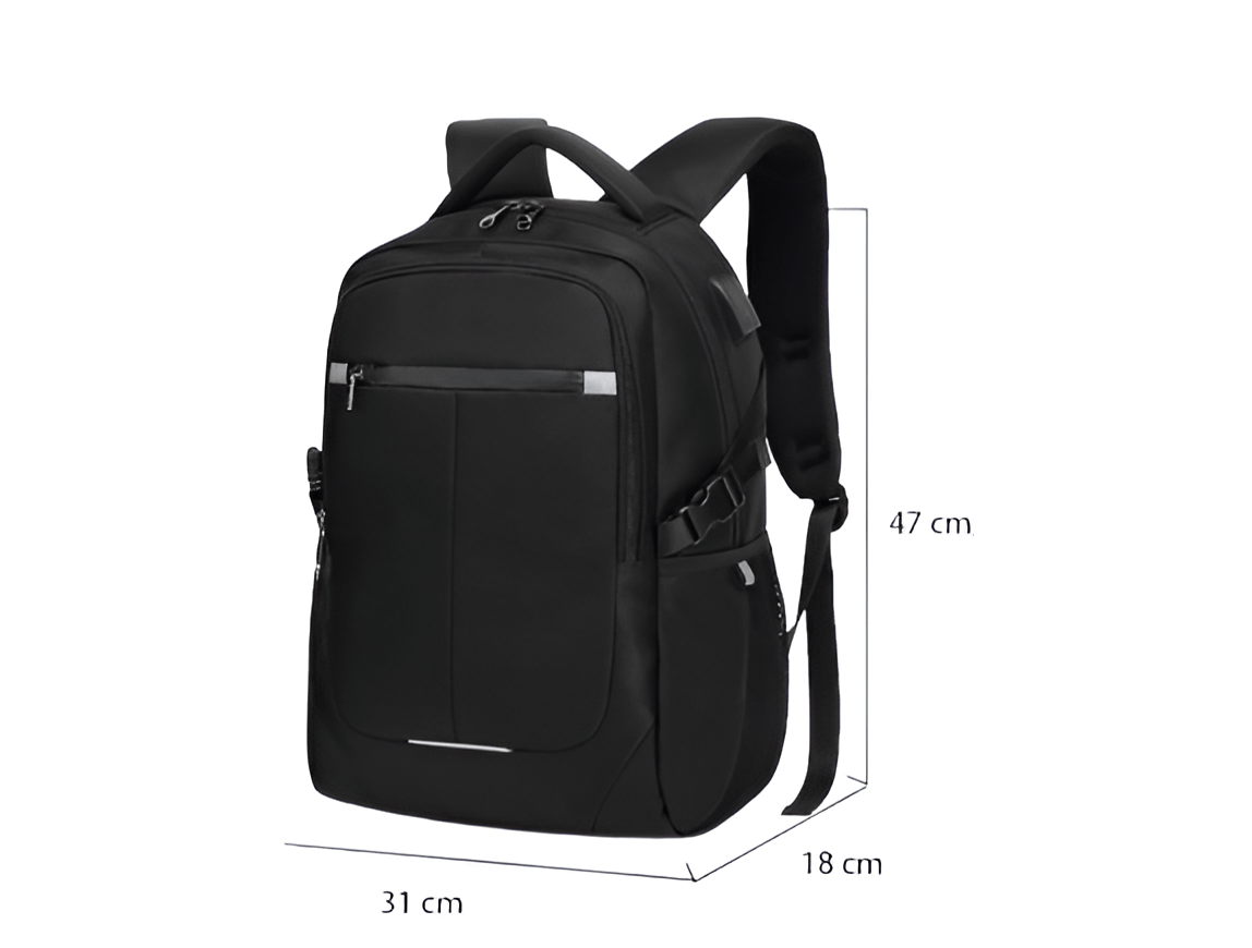 CarryQuest® - Waterdichte Nylon Rugzak - 32L - ZwartCarryQuestWandel RugzakSporttas