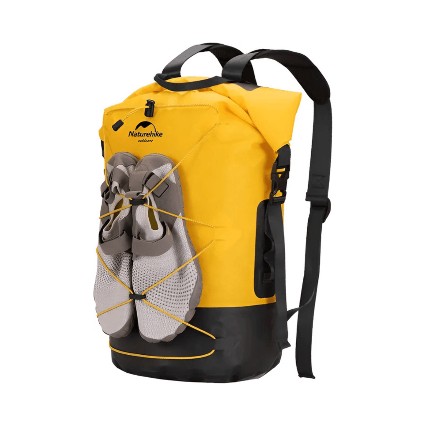 CarryQuest® - Waterdichte Rugzak - 20L - Bergbeklimmen - Grote Capaciteit Tactische Droge Tas - Kamperen - Trekkoord - Lichtgewicht - 420D Nylon - TPU Coating - Geel - Backpack...CarryQuestsimple
