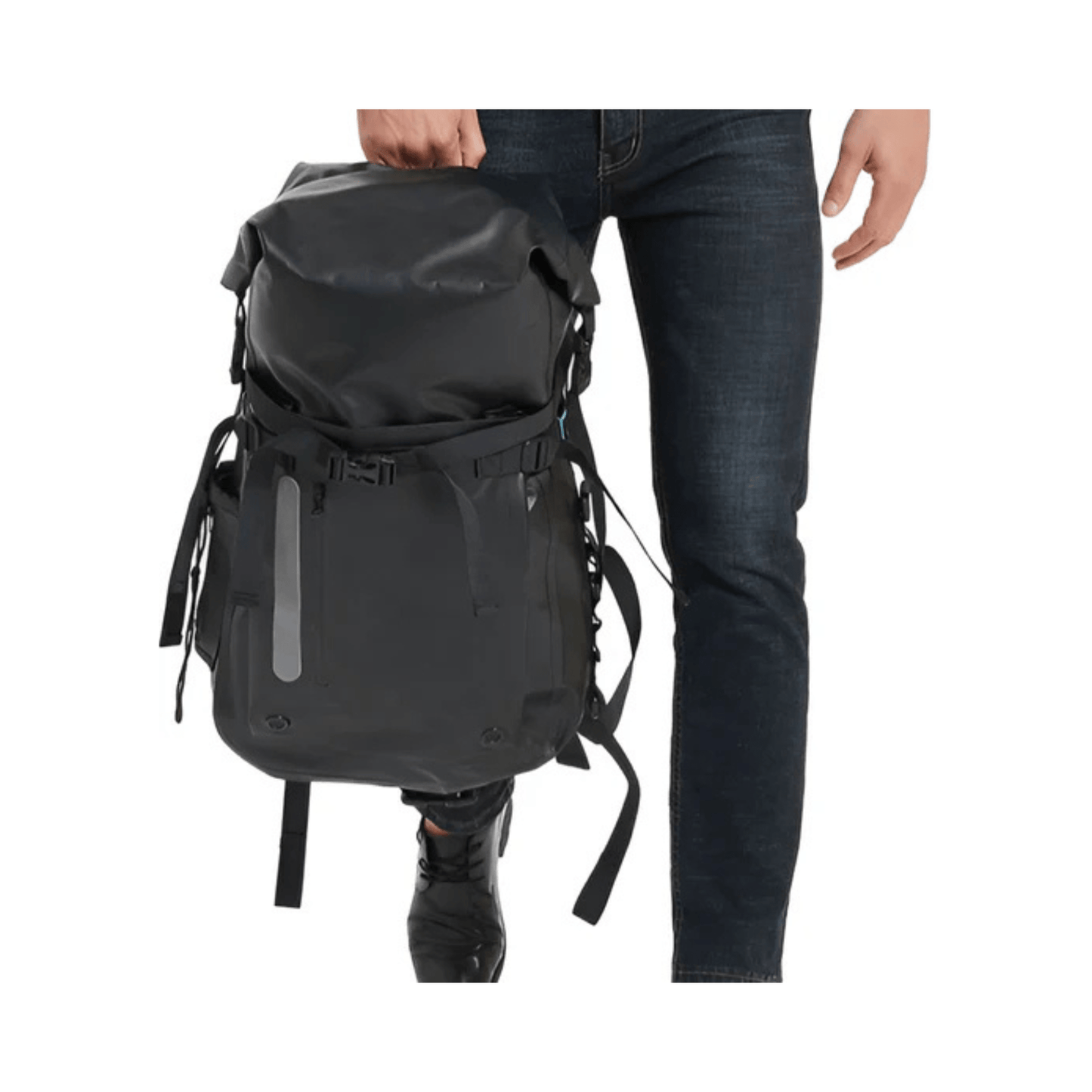 CarryQuest® - Waterdichte Rugzak - 30L Dry Bag voor Duikuitrusting - Unisex - 500D PVC - ZwartCarryQuestsimple