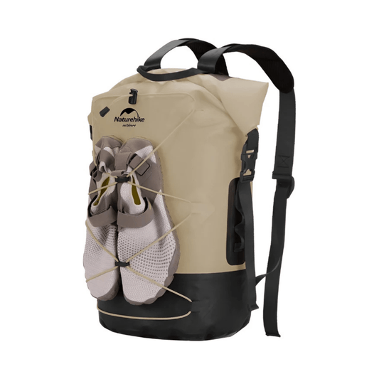 CarryQuest® - Waterdichte Rugzak - 40L - Bergbeklimmen - Trekkoord - Lichtgewicht - 420D Nylon - Khaki
