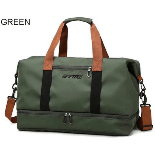 CarryQuest® - Weekendtas - Reis - Reizen - Ruim - Stijlvol - Oxford Doek - Groen