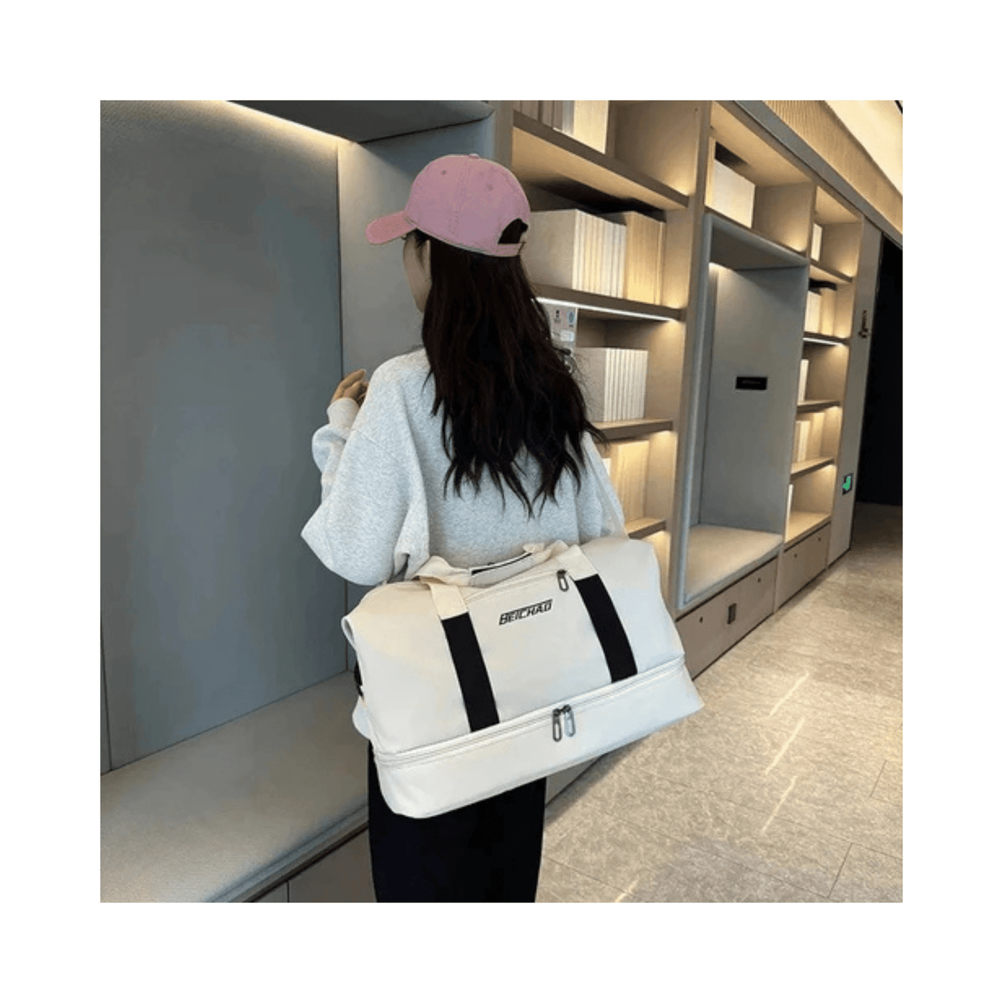 CarryQuest® - Weekendtas - Reistas - Waterdicht - Weekendtrips - Reizen - Vrouwen - ZwartCarryQuestsimple