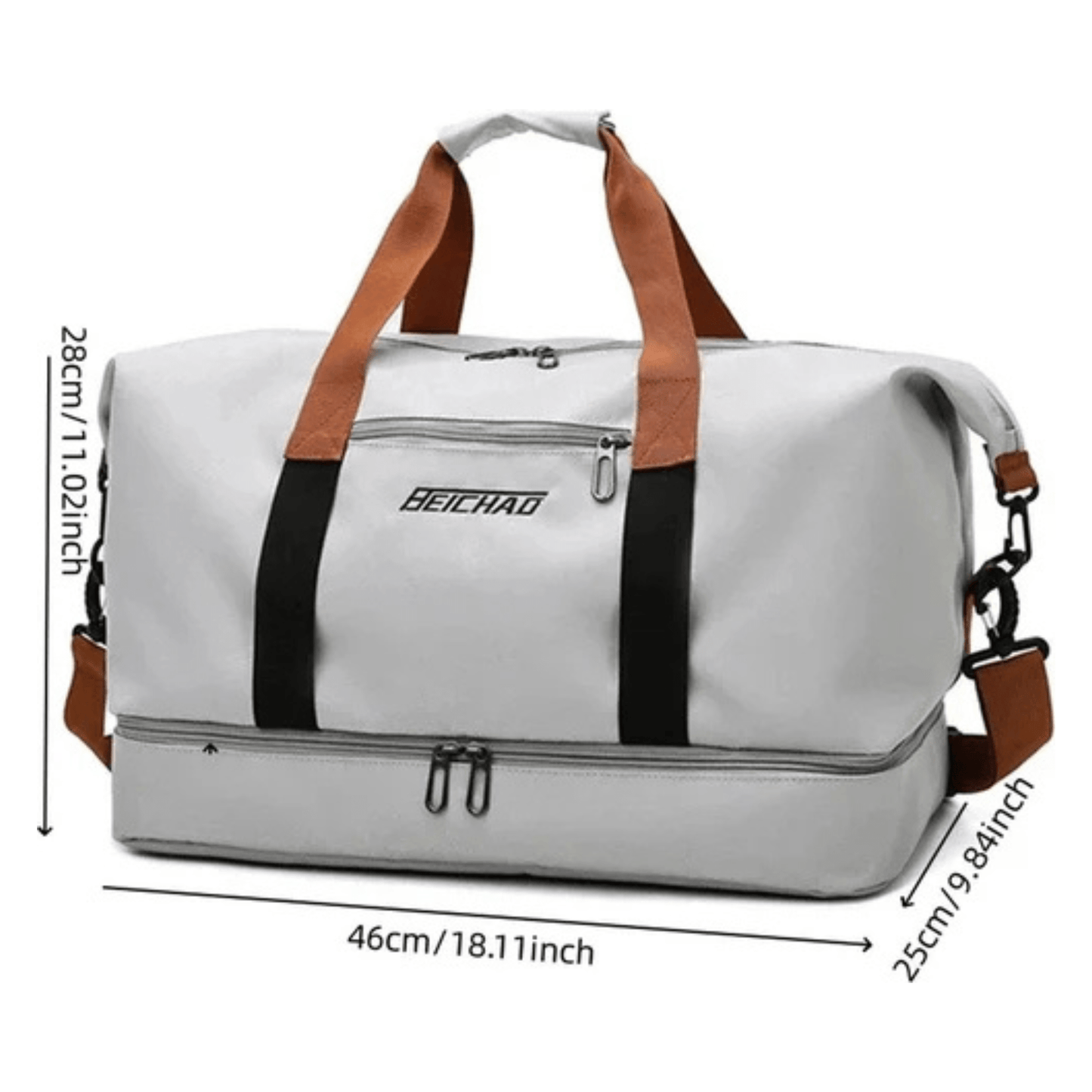 CarryQuest® - Weekendtas - Reistas - Waterdicht - Weekendtrips - Reizen - Vrouwen - ZwartCarryQuestsimple