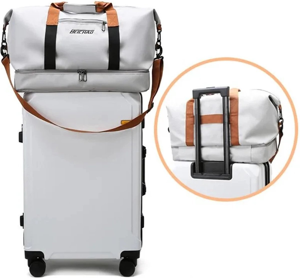 CarryQuest® - Weekendtas - Weekend Tassen - Rood - 20 - 35L - Oxford - Waterdicht - Stijlvol - Ruim - Reis - Avontuur - Heren - Dames - Bol.com