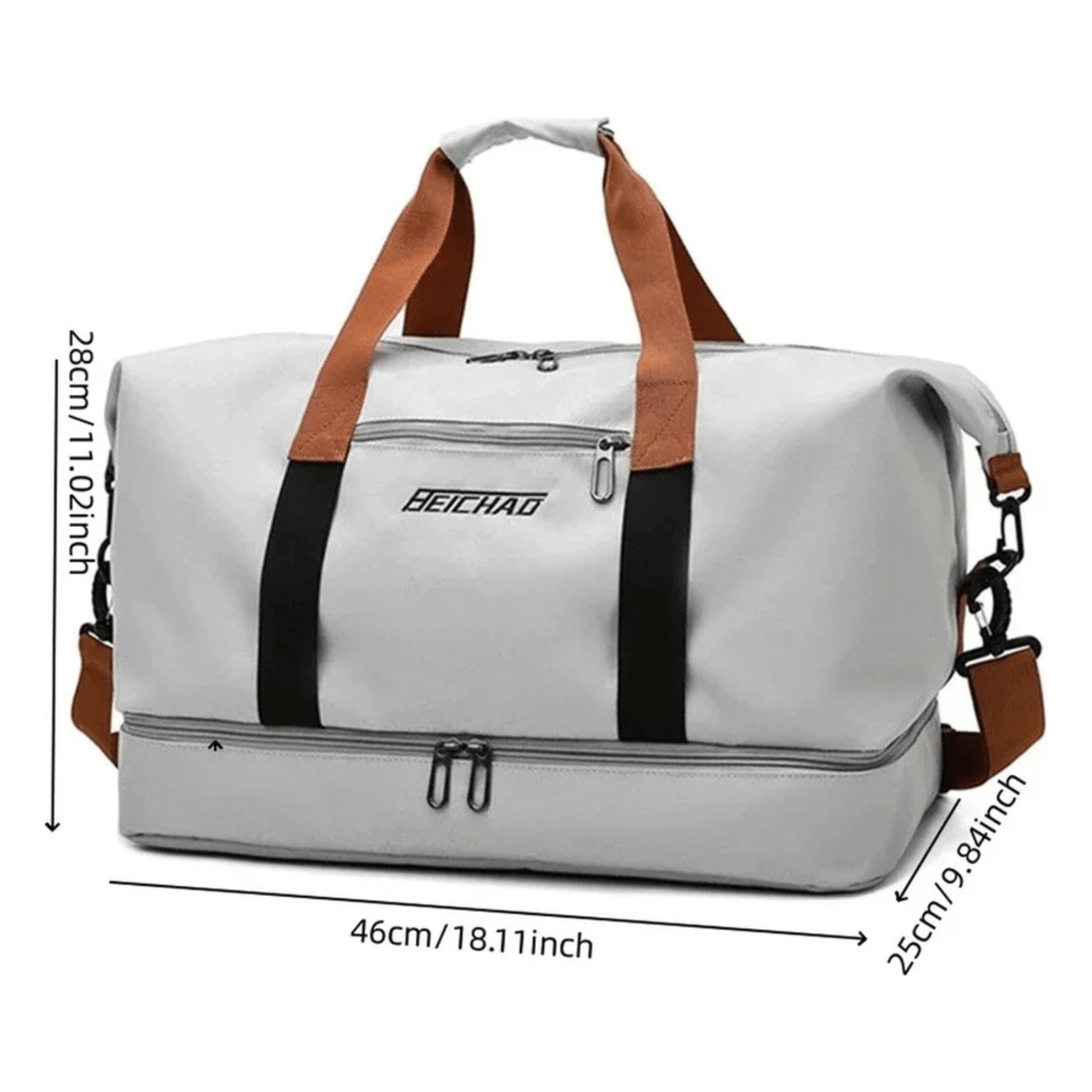 CarryQuest® - Weekendtas - Weekendtas Blauw - 20 - 35L - Sport - Oxford - Waterdicht - Blauw