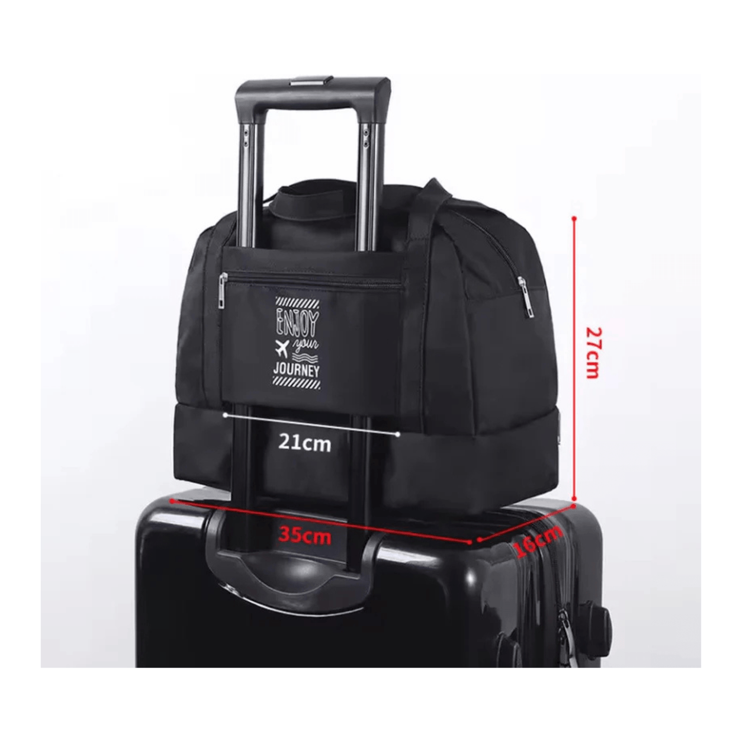 CarryQuest® - Weekendtassen - Bagage Tas - Oxford - Reistas - Weekendtrip - Duurzaam - BlauwCarryQuestsimple