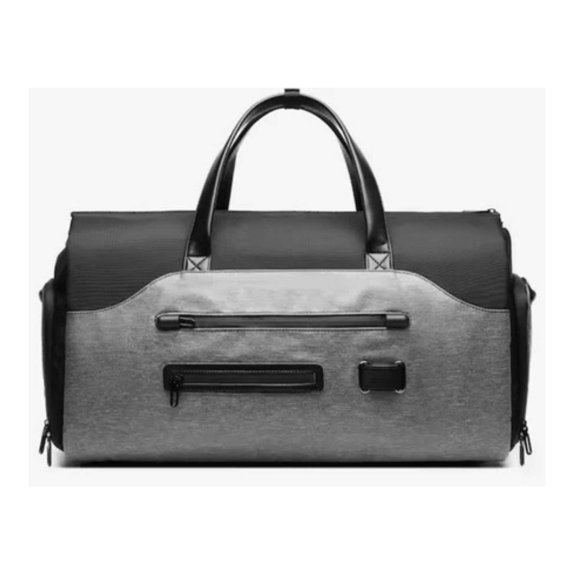 CarryQuest® - Zakelijke Reistas/Weekendtas - Waterdicht - Schoenenzak - Handbagage - Zwart/Grijs