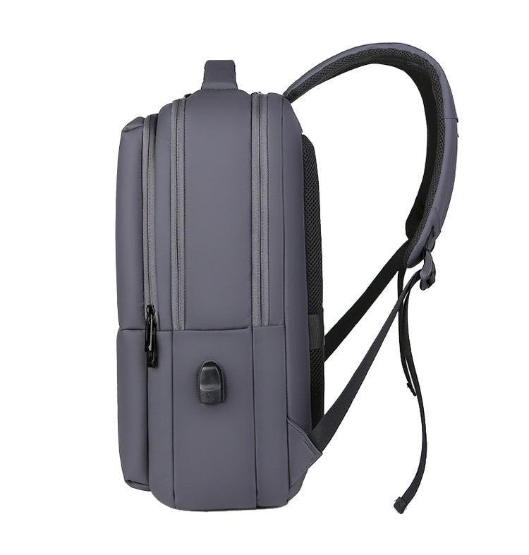 CarryQuest® Zakelijke Rugzak – 17" Laptop – Waterdicht – Oxford Stof – Zwart/Grijs/BlauwCarryQuest®Zakelijke Rugzak03