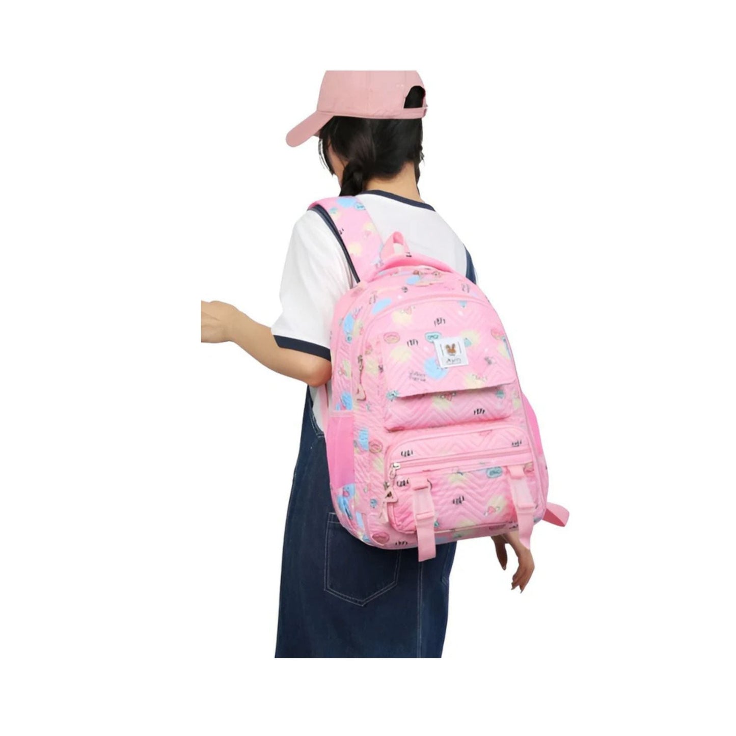 CarryQuest® - Nieuwe Schattige Aardbei Rugzak - 16 inch en Waterafstotend - Paars