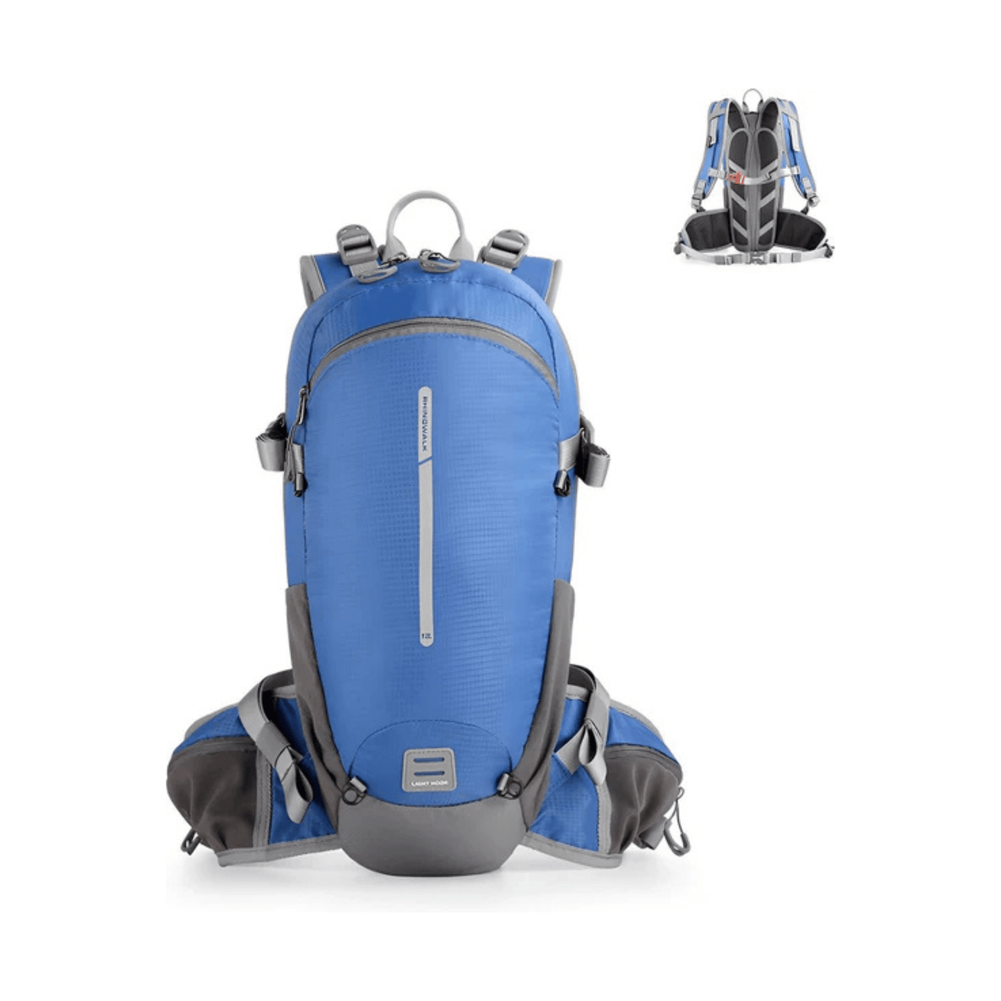 WoYoW® - Wandel Rugzak 12L - Waterdicht - Backpack Fietsen - Waterzak - BlauwCarryQuestsimple