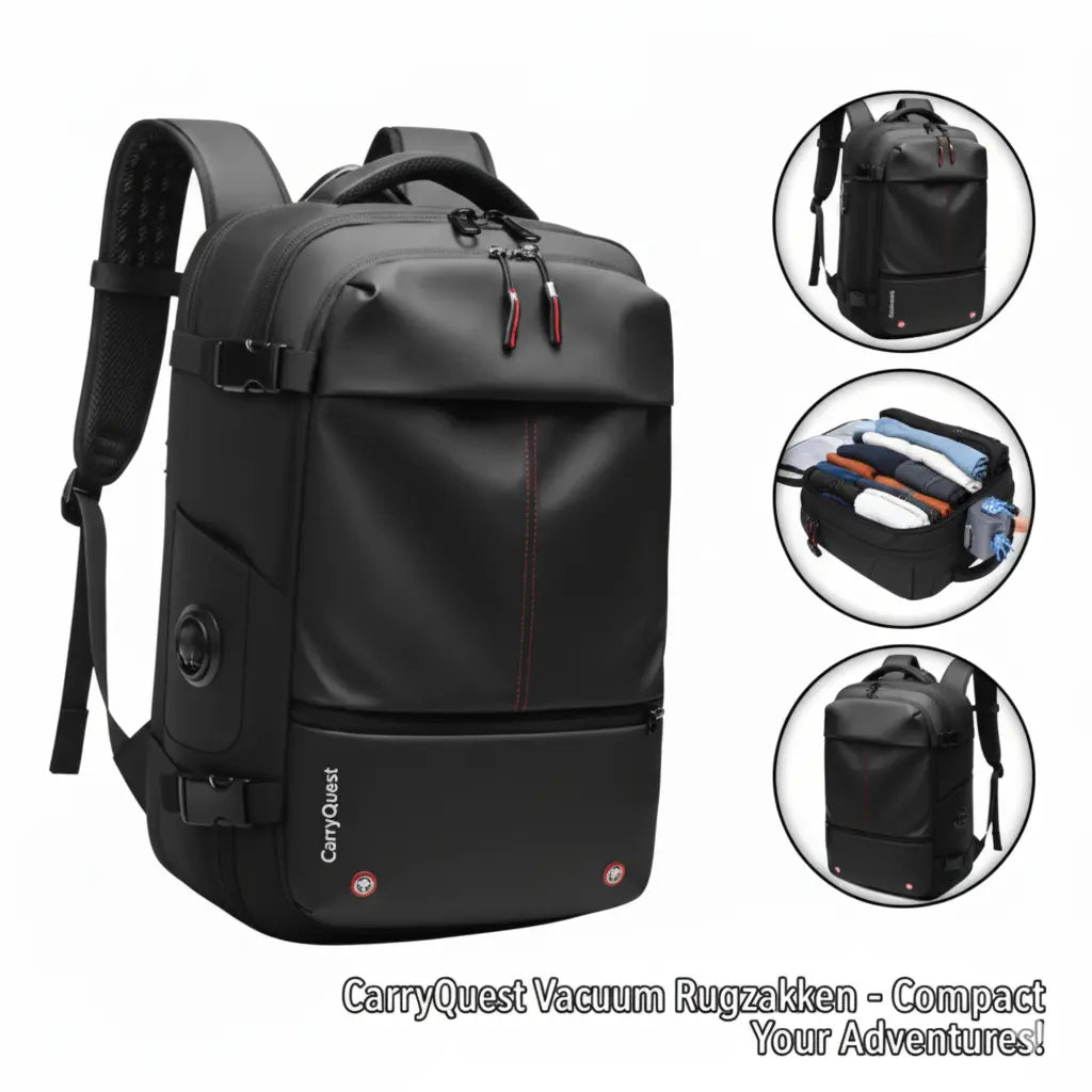 CarryQuest Vacuum Rugzakken | Slim, Ruimtebesparend en Stijlvol.