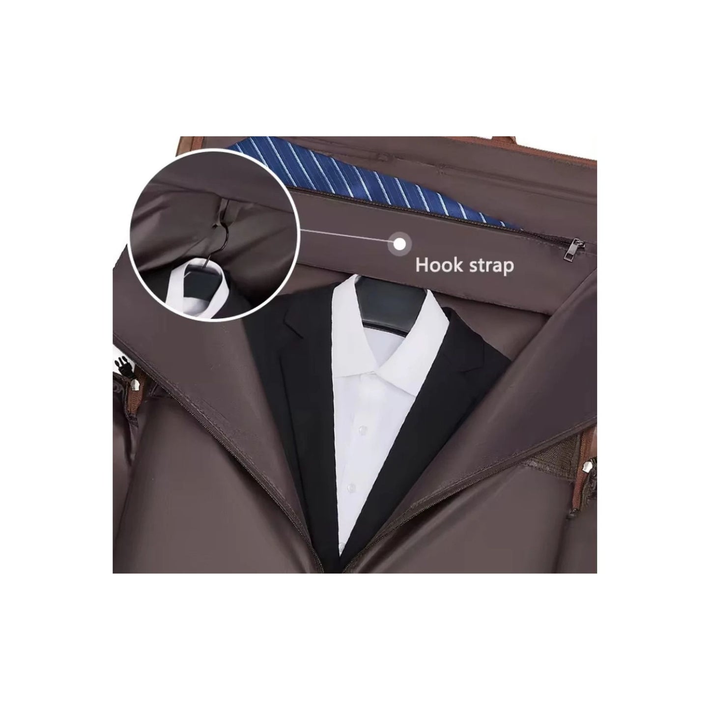 CarryQuest® - Multifunctionele Reis-/Handtas - Dames en Heren - PU-leer - Bruin