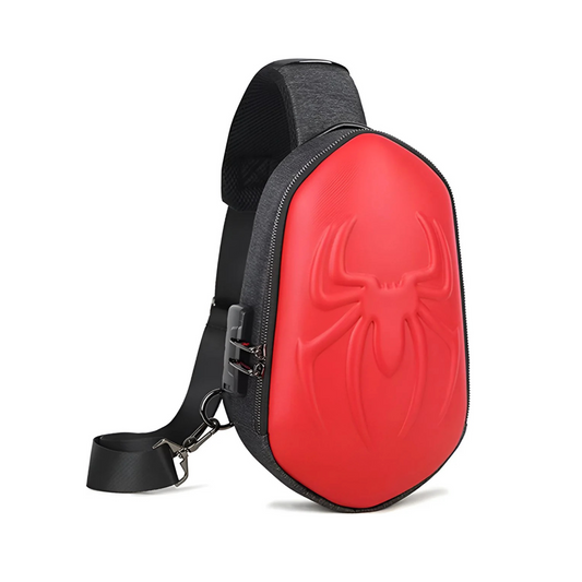 CarryQuest® - Sling Pack Crossbody Rugzak - + USB Oplaadoptie - Rood