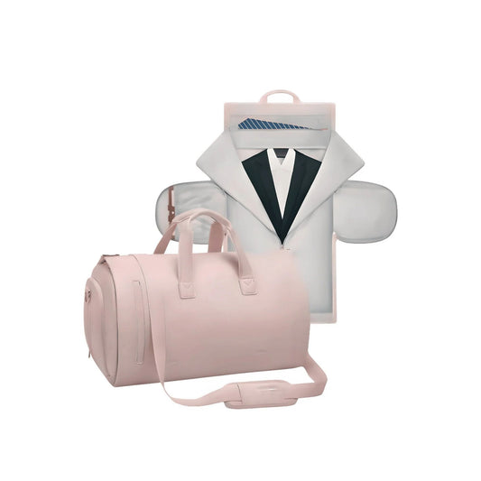 CarryQuest® - Multifunctionele Reis-/Handtas - Dames en Heren - PU-leer - Roze