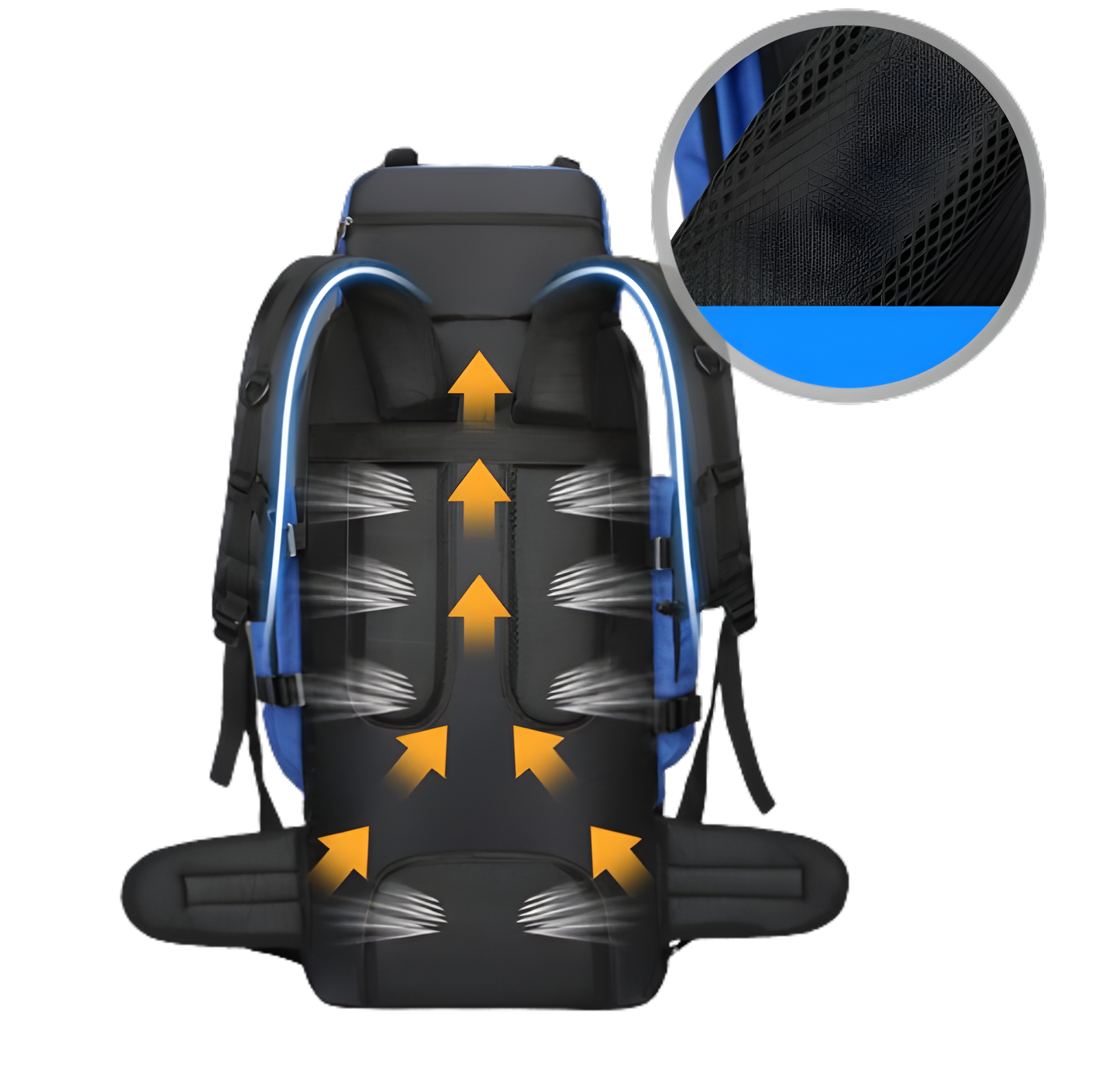 CarryQuest® - Waterdichte Wandelen Camping Rugzak 90L - Regenhoes - 4 KleurenCarryQuest