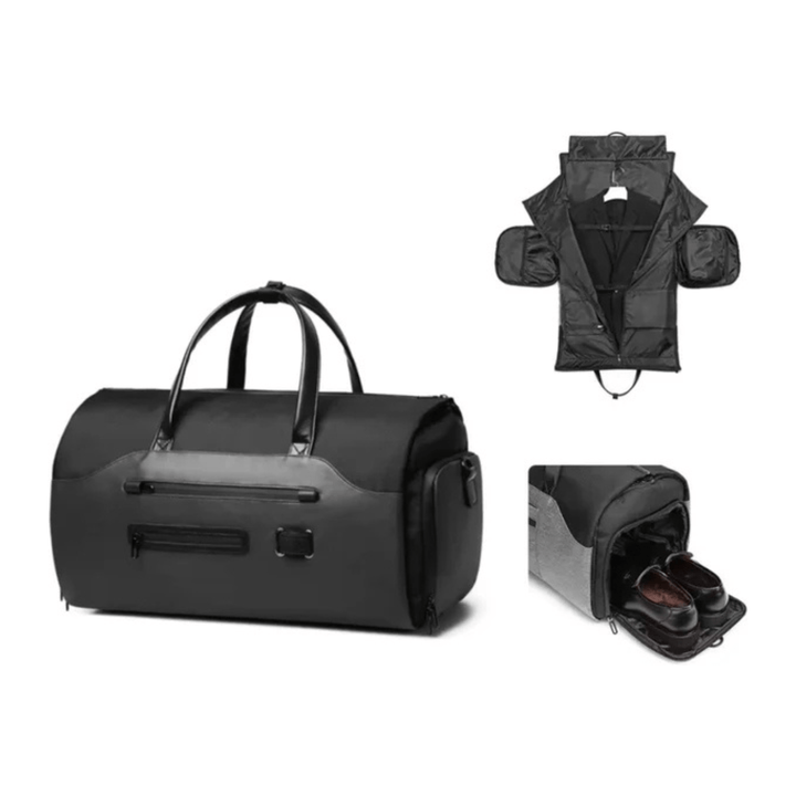 Avoir Zakelijke Reistas/Weekendtas - Waterdicht - Schoenenzak - Handbagage - Zwart