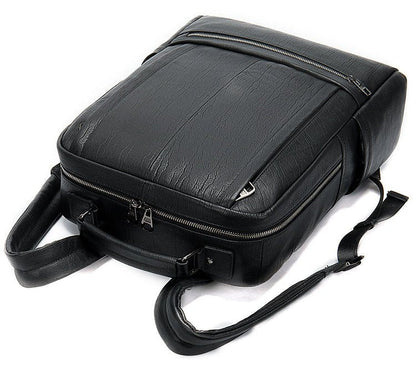 CarryQuest® 12 Liter Waterbestendig Leren Rugzak - Laptopvak - Comfortabel - StijlvolCarryQuest