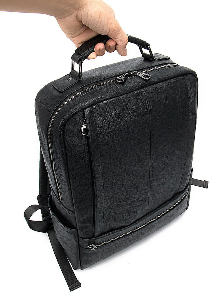 CarryQuest® 12 Liter Waterbestendig Leren Rugzak - Laptopvak - Comfortabel - StijlvolCarryQuest