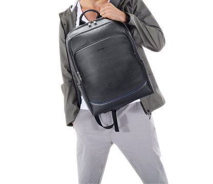 CarryQuest® 15L Leer Rugzak - Lichtgewicht & Stijlvol - Perfect voor Werk & Reizen - 43x29x13.5cmCarryQuest