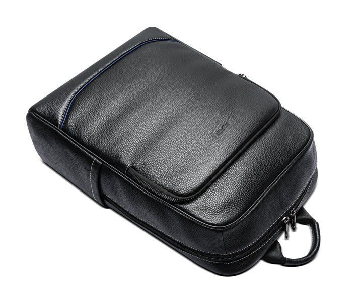 CarryQuest® 15L Leer Rugzak - Lichtgewicht & Stijlvol - Perfect voor Werk & Reizen - 43x29x13.5cmCarryQuest