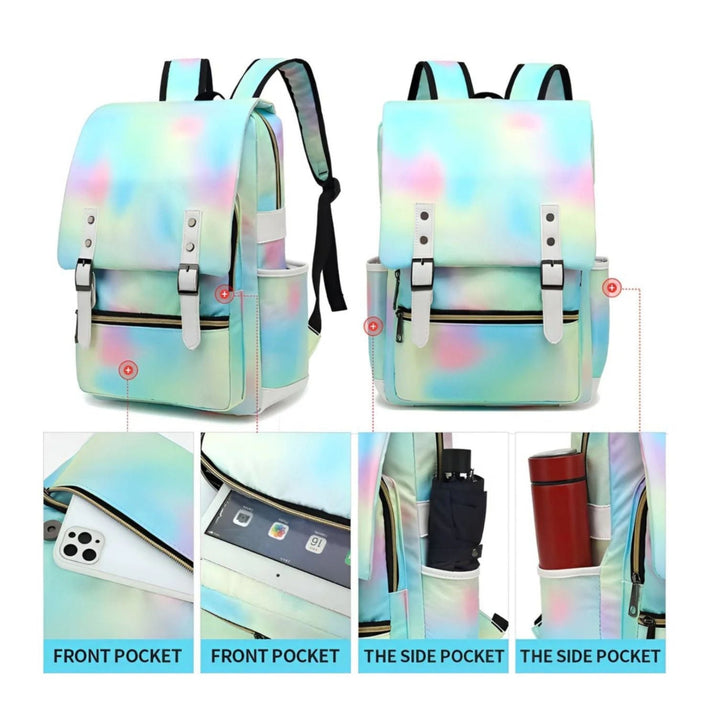 CarryQuest® - 16 Inch Laptop Rugzak - Schooltassen - 20 - 35 Liter - Unisex - Zwart/Bruin