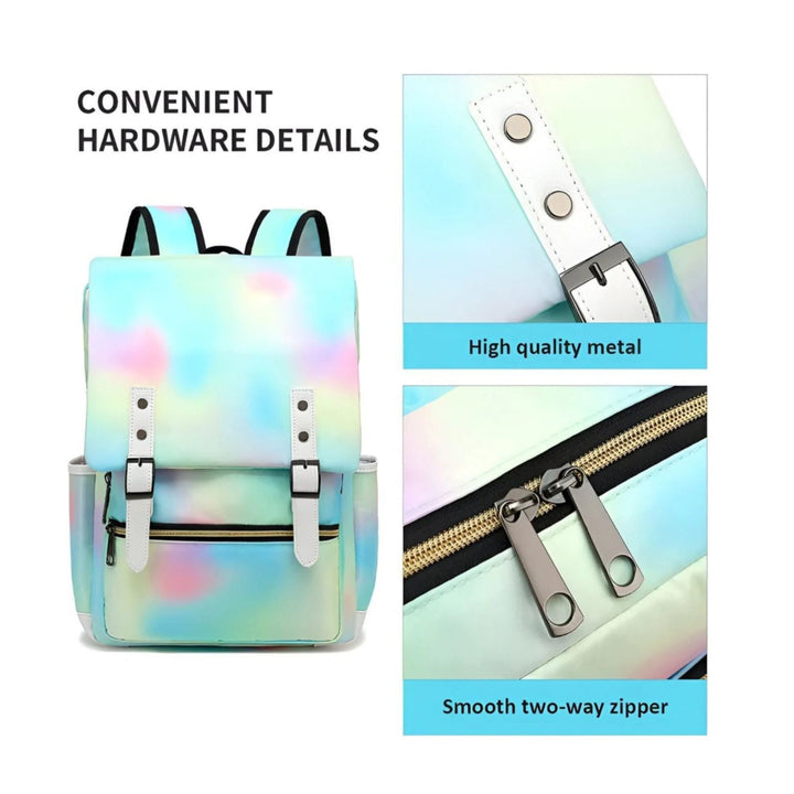 CarryQuest® - 16 Inch Laptop Rugzak - Schooltassen - 20 - 35 Liter - Unisex - Zwart/Bruin