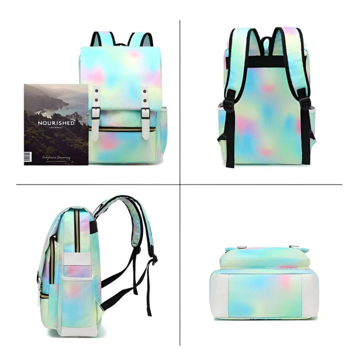 CarryQuest® - 16 Inch Laptop Rugzak - Schooltassen - 20 - 35 Liter - Unisex - Zwart/Bruin