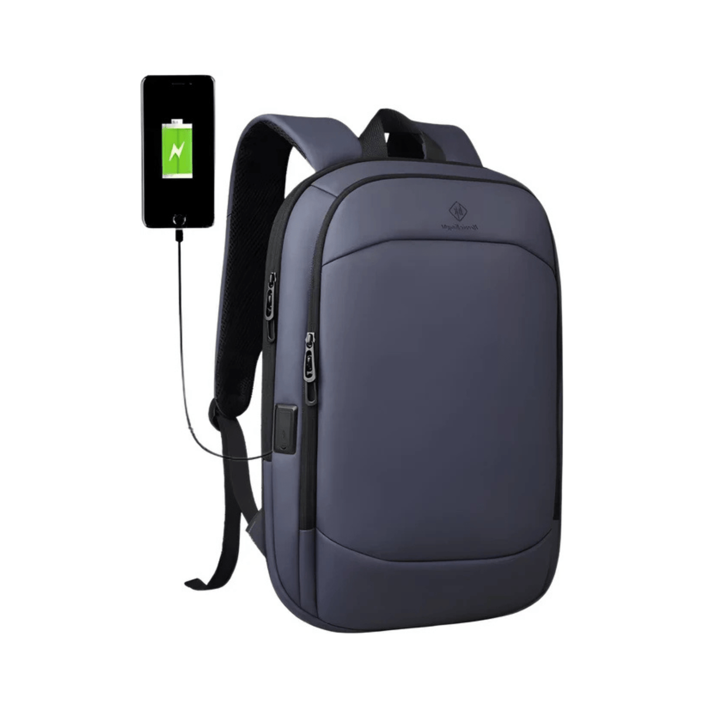 CarryQuest® - 17 Inch Laptop Rugzak - USB Poort + Waterdicht - Waterdichte Reistas - BlauwCarryQuestsimple