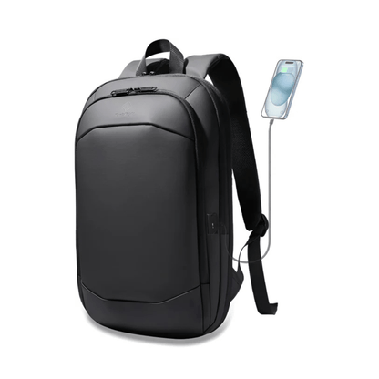 CarryQuest® - 17 Inch Laptop Rugzak - USB Poort + Waterdicht - Waterdichte Reistas - ZwartCarryQuestsimple