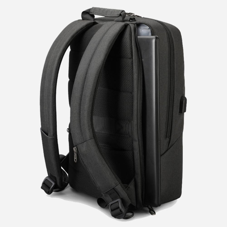 CarryQuest® 19L Rugzak – Waterafstotend – Laptopvak – Oplaadfunctie – Perfect voor Werk & ReizenCarryQuest