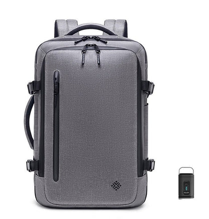 CarryQuest® 20 - 35 Liter Rugzak – Vacuümcompressie – Waterdicht – USB Opladen – Laptop 16"CarryQuest