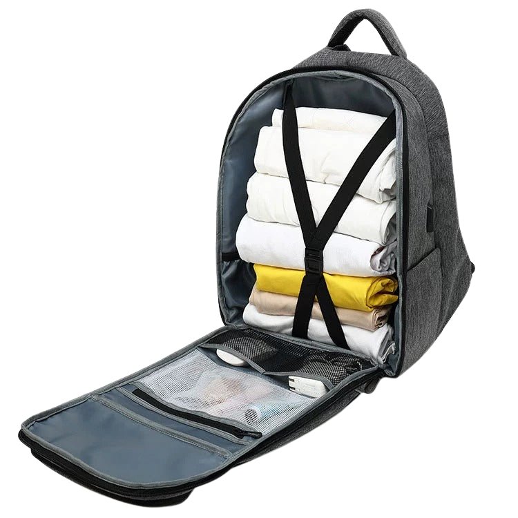 CarryQuest® 20 - 35L Rugzak – Waterdicht & Anti - diefstal – Laptop 17" – Perfect voor Werk & ReizenCarryQuest