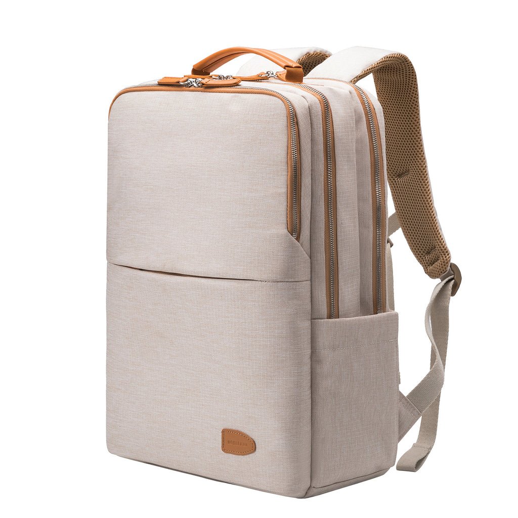 CarryQuest® 20 Liter Waterdichte Rugzak – Laptopvak – Stijlvol & Lichtgewicht – Beige/Zwart/Grijs/Roze/Meerblauw/KameelCarryQuest