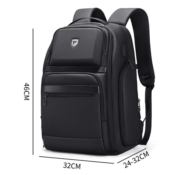 CarryQuest® 30L Waterdichte Rugzak – 46x32x24 cm – USB Oplaadpoort – Lichtgewicht – Perfect voor Reizen en Dagelijks GebruikCarryQuest®simpleNiet Klaar