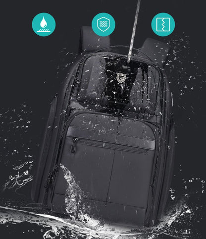 CarryQuest® 30L Waterdichte Rugzak – 46x32x24 cm – USB Oplaadpoort – Lichtgewicht – Perfect voor Reizen en Dagelijks GebruikCarryQuest®simpleNiet Klaar