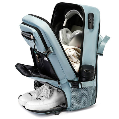 CarryQuest® 30L Waterdichte Rugzak – Lichtgewicht & Duurzaam – Perfect voor Reizen & Dagelijks GebruikCarryQuest®simpleNiet Klaar