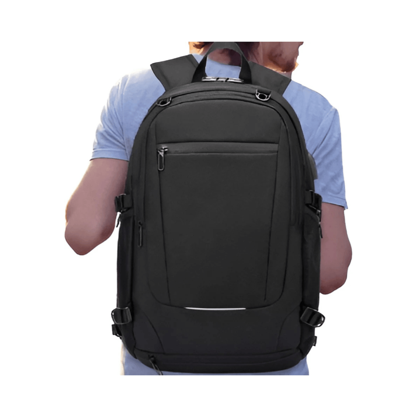CarryQuest® - 32L Capaciteit - Laptopvak 12 - 15,6 inch - USB - Oplaadpoort - ZwartCarryQuestsimple