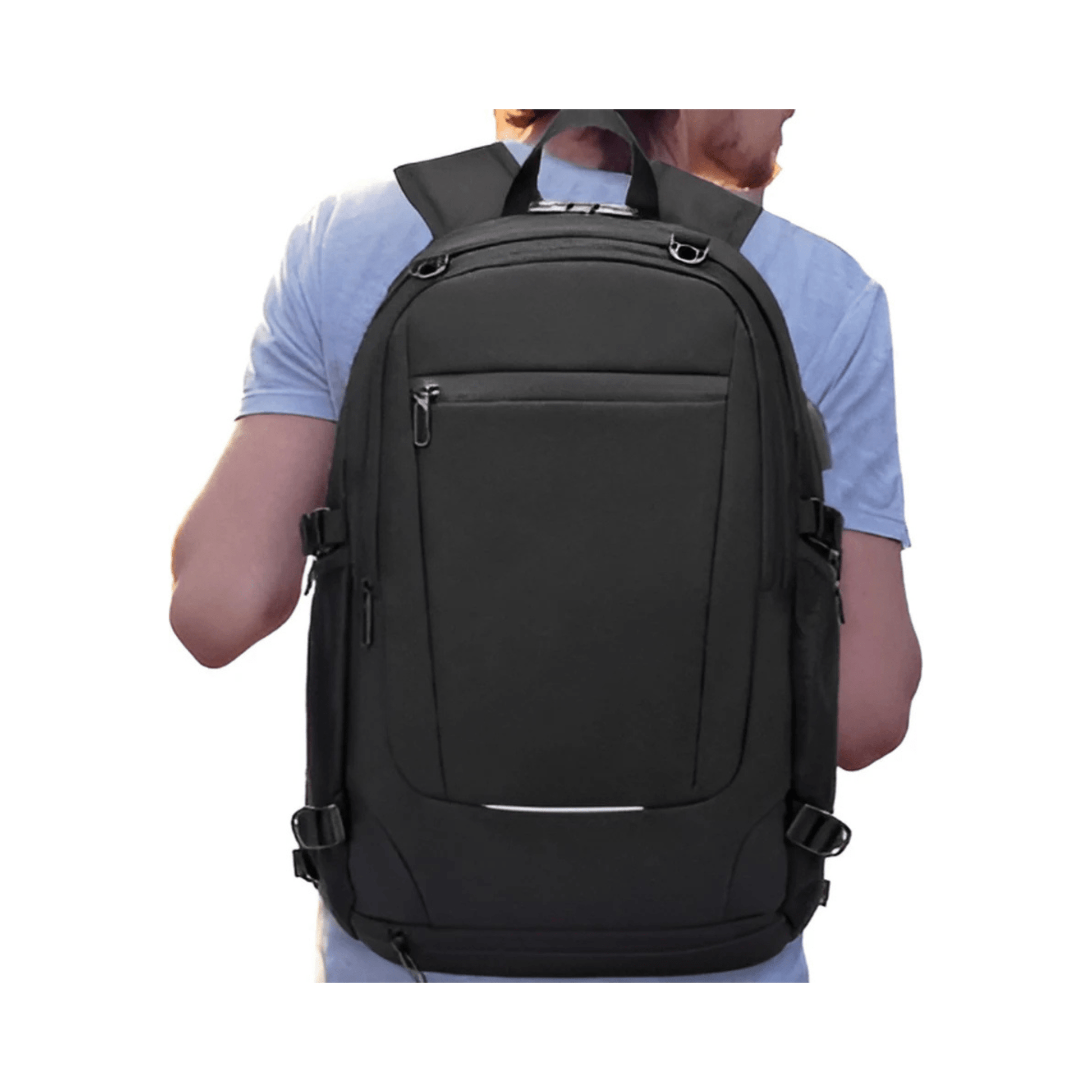 CarryQuest® - 32L Capaciteit - Laptopvak 12 - 15,6 inch - USB - Oplaadpoort - ZwartCarryQuestsimple