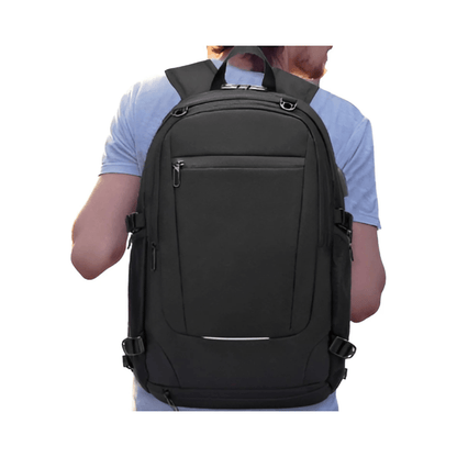 CarryQuest® - 32L Capaciteit - Laptopvak 12 - 15,6 inch - USB - Oplaadpoort - ZwartCarryQuestsimple