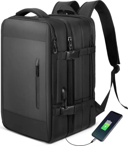 CarryQuest® - 36 - 55 Liter - Backpack - Zakelijke Reizen - Rugzak - 17 Inch Laptop - 6 kleurenCarryQuest