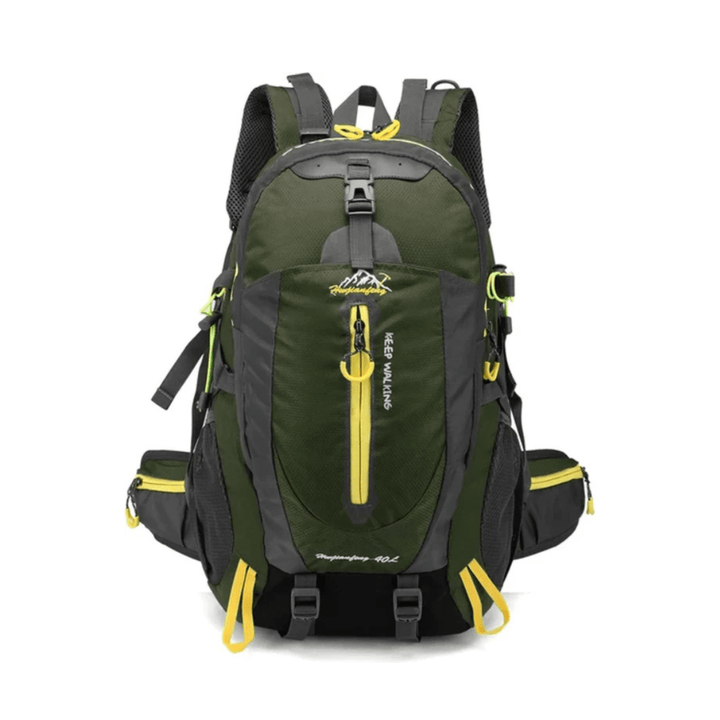 CarryQuest® - 40L - Rugzakken - Waterafstotend - Wandelen - Reizen - Nylon - 40 Liter - Groen