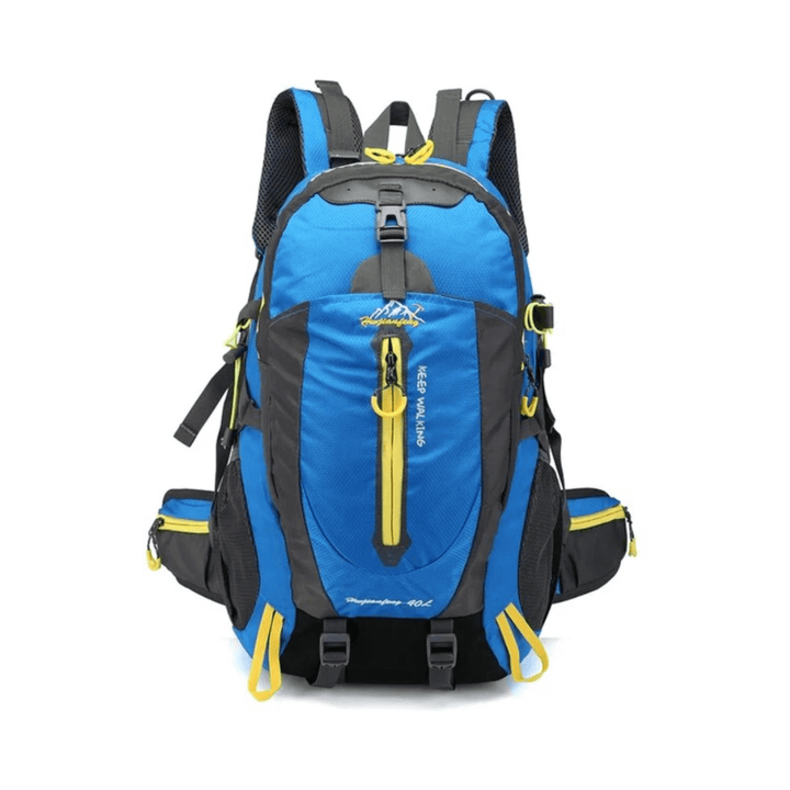 CarryQuest® - 40L - Rugzakken - Waterafstotend - Wandelen - Reizen - Nylon - 40 Liter - Licht Blauw