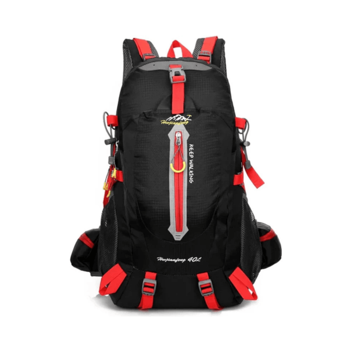 CarryQuest® - 40L - Rugzakken - Waterafstotend - Wandelen - Reizen - Nylon - 40 Liter - Rood