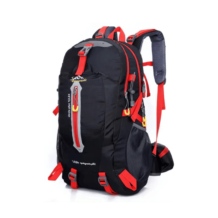 CarryQuest® - 40L - Rugzakken - Waterafstotend - Wandelen - Reizen - Nylon - 40 Liter - Rood