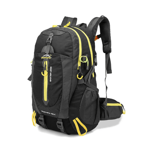 CarryQuest® - 40L - Rugzakken - Waterafstotend - Wandelen - Reizen - Nylon - 40 Liter - Zwart