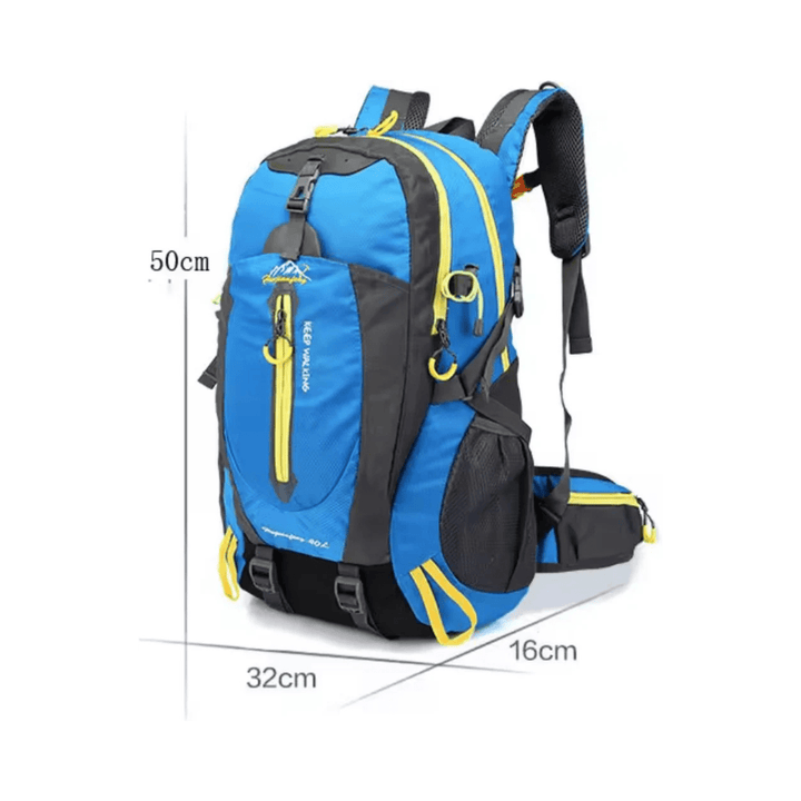 CarryQuest® - 40L - Rugzakken - Waterafstotend - Wandelen - Reizen - Nylon - 40 Liter - Zwart