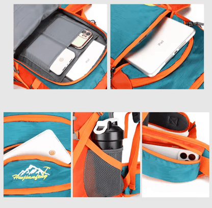 CarryQuest® - 40L - Wandel Rugzak - Fietsen - Waterzak & Regenhoes - 4 Kleuren - CarryQuest