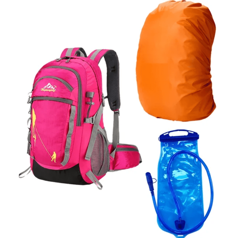 CarryQuest® - 40L - Wandel Rugzak - Fietsen - Waterzak & Regenhoes - 4 Kleuren - CarryQuest