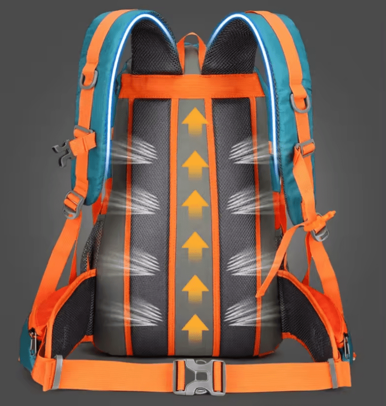 CarryQuest® - 40L - Wandel Rugzak - Fietsen - Waterzak & Regenhoes - 4 Kleuren - CarryQuest