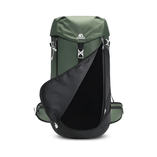 CarryQuest® - 50L Bergrugzak Waterdichte Schoudertas - 50 Liter Capaciteit - Voor Kamperen en Wandelen - Donker Blauw